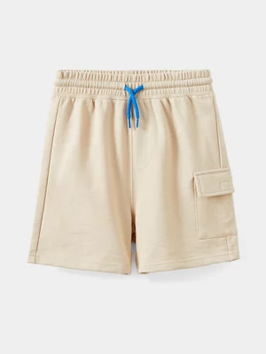 Cotton On Boy Beige Henry Slouch Shorts