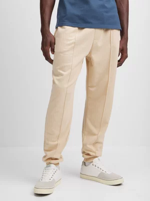 Exact Men's Natural Pintuck Joggers