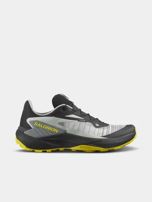 Salomon Mens Genesis Black/Grey Trail Running Shoes 