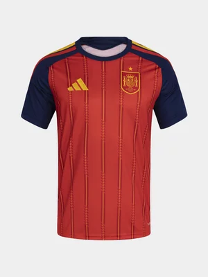 adidas Mens Spain Home 25/26 Red Stadium Jersey