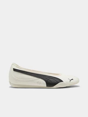 Women's Puma Catch Soleil Ballerina Natural/Black Shoe
