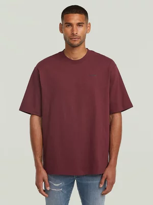G-Star Men's Boxy Base Red T-Shirt