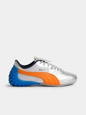 Puma x Fenty Women's Avanti LS-X Silver/Orange Sneaker