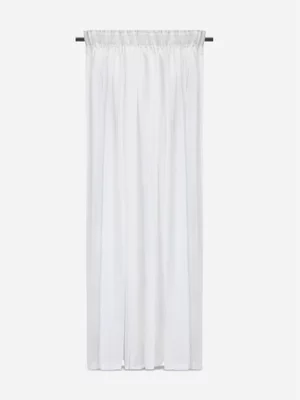 Volpes Mystical Voile White Taped Unlined Curtain