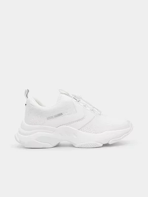 Women's Steve Madden White MAIN ST Sneakers