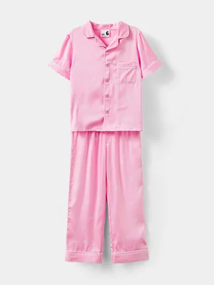 Cotton On Kids Pink Cassandra Short Sleeve Pyjama Set