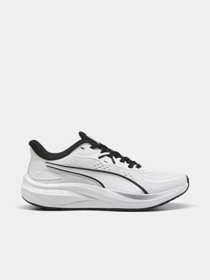 Puma Mens Skyrocket Lite 2 White/Black Running Shoes 