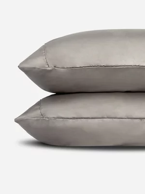 Grace Silkiest Tencel 300 Thread Count Sateen Pillowcase Set Slate