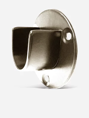 25mm Inside Bracket Set of 2 Brushed Silver