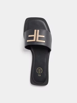 Girls FF Flat Slip On Sandals