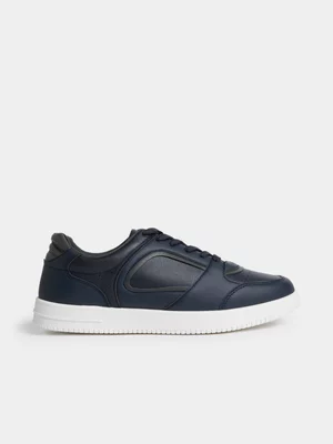 Jet Men's Navy Low Cut Sneakers
