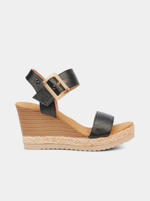 Women's Butterfly Feet Black Avery 5 Wedges