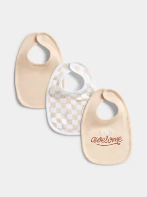 Jet Baby Boy 3 Pack Awesome Bibs
