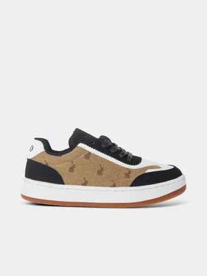 Kids Polo Stone Court Sneakers