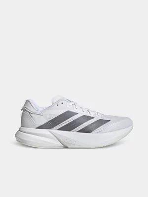 adidas Womens Duramo Speed 2 White/Grey Running Shoes