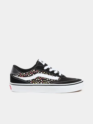 Vans Womens Brooklyn Black/Floral Sneakers 