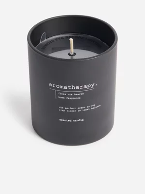 Jet Home Black Scented Candle 