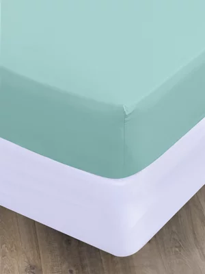 Volpes Polycotton 144TC Eggshell Fitted Sheet