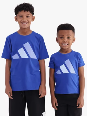 adidas Boys Brand Love Royal Blue Tee