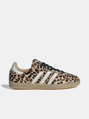 adidas Originals Women's Samba OG Leopard Print Sneaker