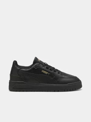 Puma Mens Shuffle Downtown Black Sneakers 
