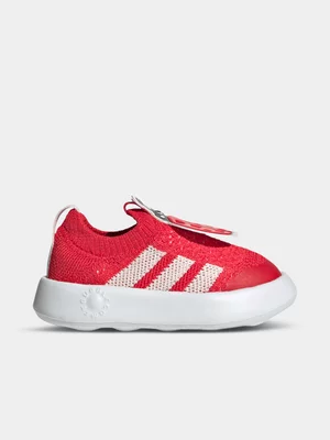 Toddlers adidas Bubblecomfy Red/White Sneaker