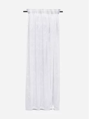 Volpes Caitlin White Taped Unlined Curtain