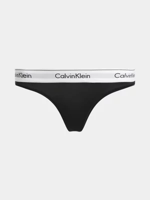 Calvin Klein Women's Black Thong 