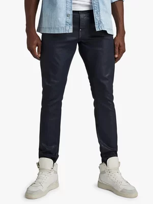 G-Star Men's Revend FWD Skinny Blue Coated Jeans