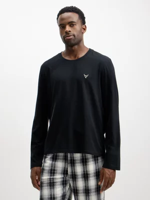 Exact Men's Black Sleep Top 