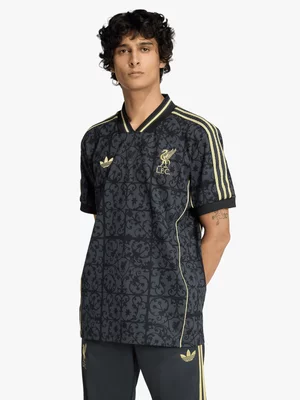adidas Mens Liverpool FC Original LFSTLR Black/Gold Jersey
