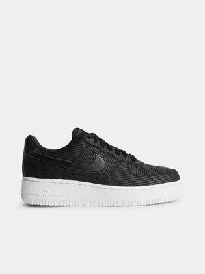 Nike Women's Air Force 1'07 Black/Grey/White Sneaker