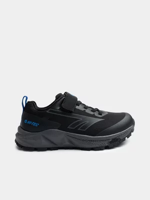 Kids Hi-Tec Geo Surge Black/Blue Sneaker