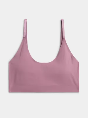 Jet Women's Blush Pink Bonded Crop Bra