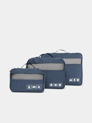 Travelite Blue 3 Piece Packing Cubes II