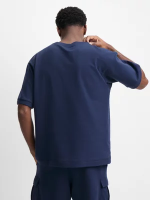 Exact Men's Navy Boxy T-Shirt