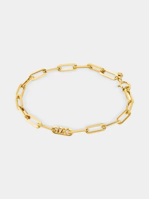 Michael Kors Sterling Silver Paperclip Chain Bracelet 