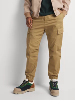 Markam Men's Cotton Utility Camel Jogger