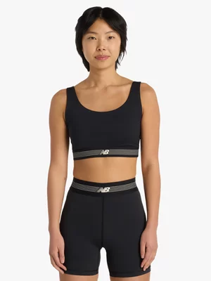 New Balance Womens AC Train Black Sports  Bra