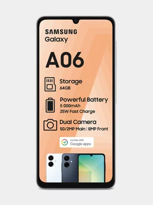 Samsung Galaxy A06 Dual Sim +15GB - Telkom 