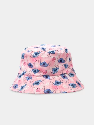 Stitch Pink Bucket Hat
