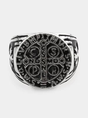 Redbat Unisex Silver Ring