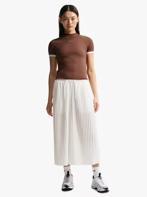 Nike Womens Sportswear Fitted Chocolate Tee