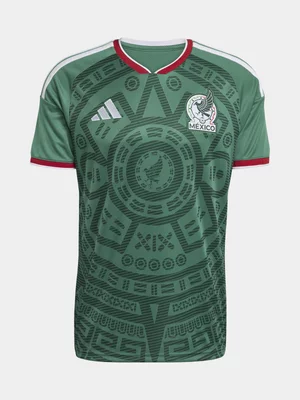 adidas Mens Mexico Home 25/26 Green Stadium Jersey