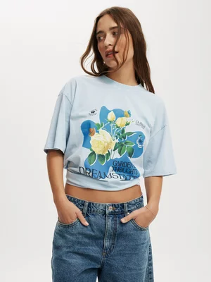 Women's Cotton On Grey The Boxy Graphic T-shirt