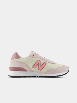Women's New Balance 515 Pink/White Sneaker