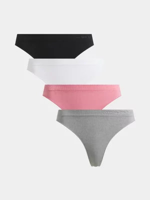 Women's Cotton On Multi Seamless High Cut G-String Briefs