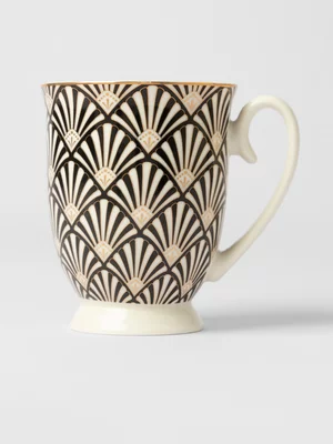 AH Deco Palm Leaf Mug