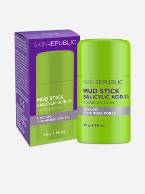 Skin Republic Mud Stick Salicylic acid 2% + Kaolin Clay