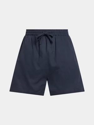 Boys Linen Blend Shorts